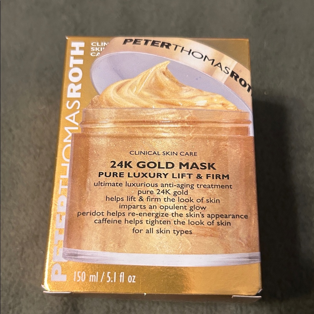 NIB Peter Thomas Roth 24K Gold Luxury Mask 5.1 oz
